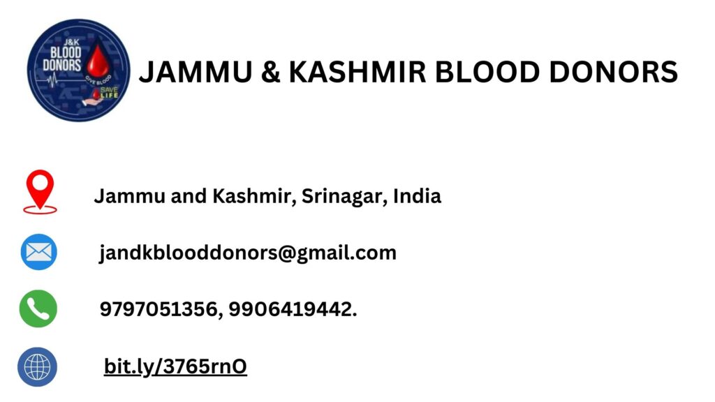 Blood Donors in Srinagar
